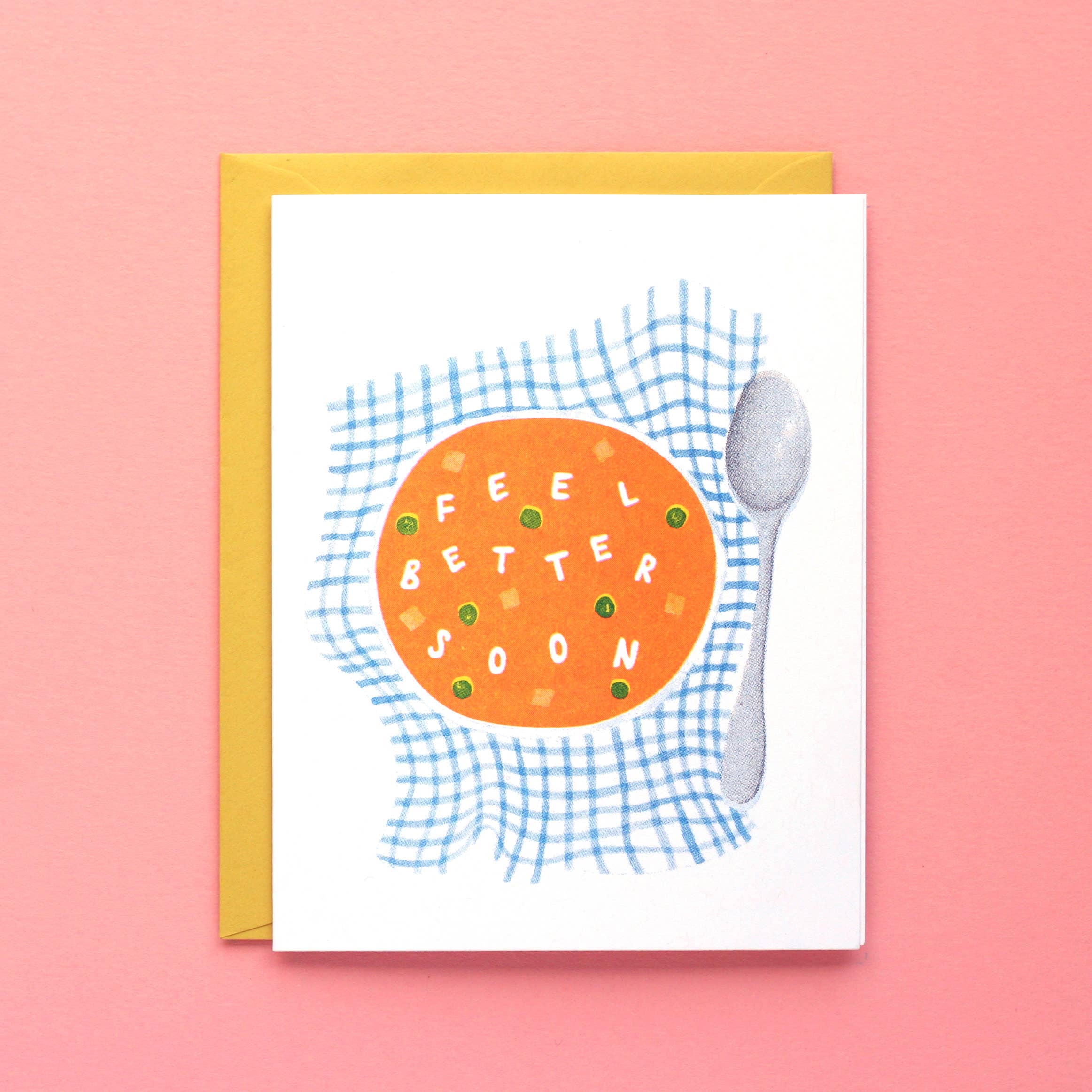 REMOVED BRAND - Wholesale Get Well Card - Feel Better Soup Card 0