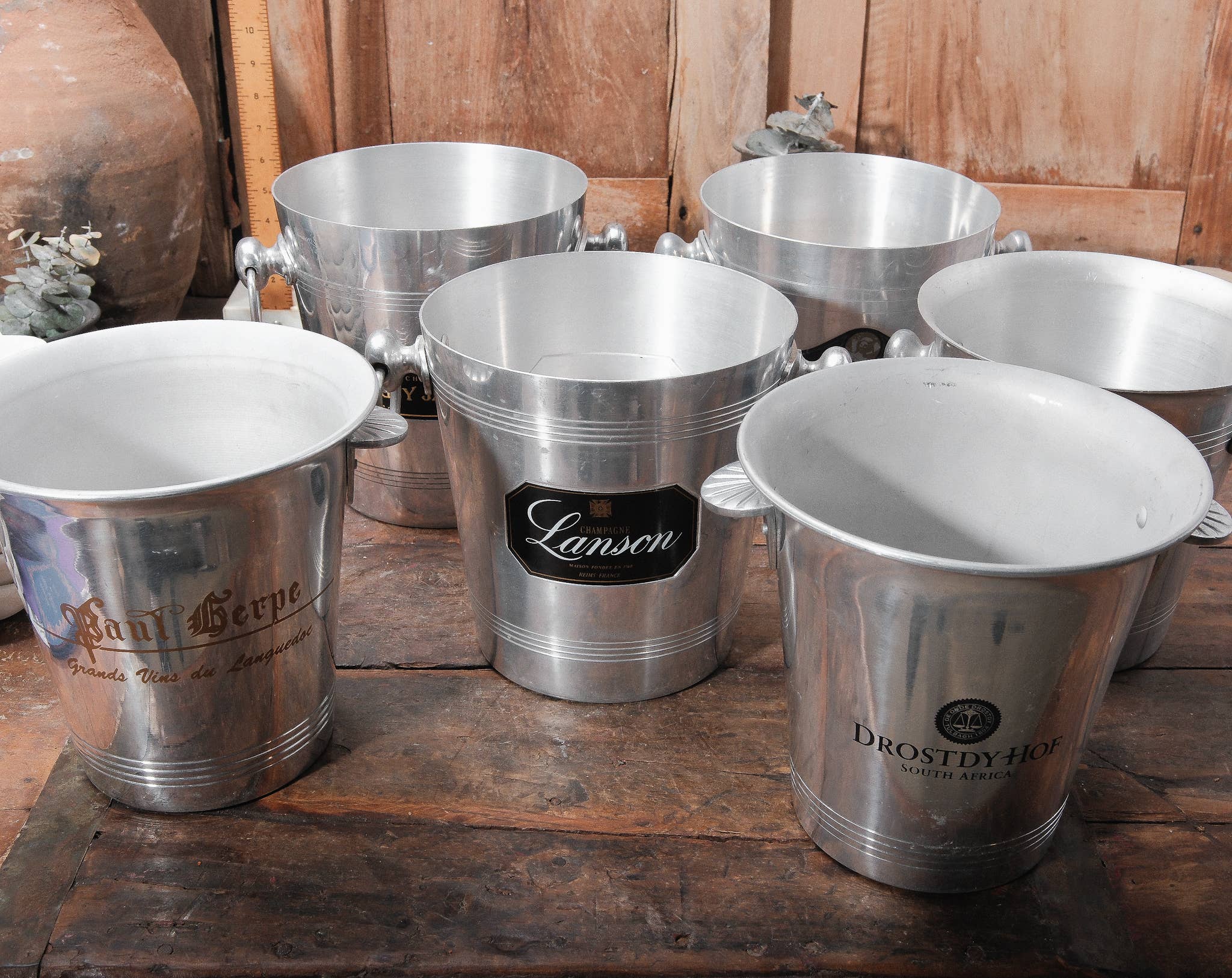 Golden Oldies Antiques - Wholesale Ice Bucket - Vintage Aluminum Champagne Bucket1