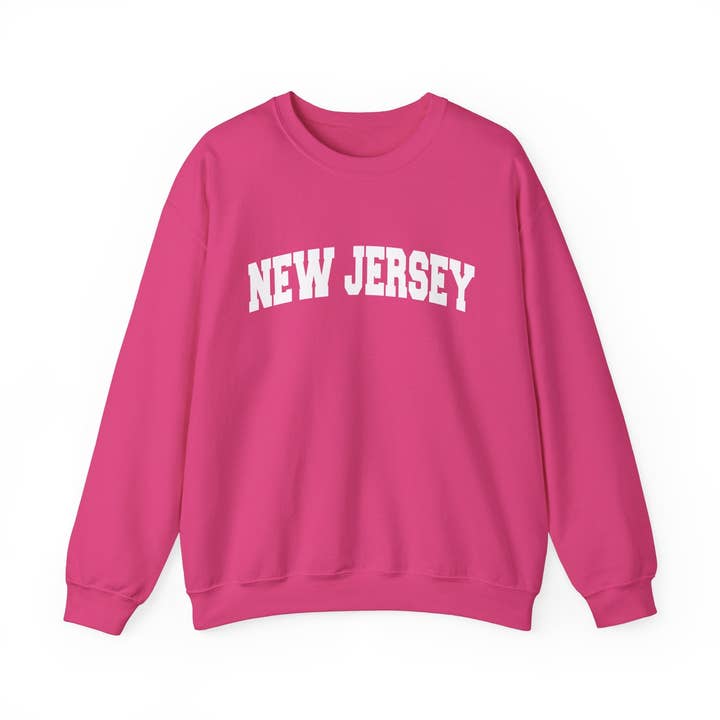 New Jersey Sweatshirt - Unisex Graphic Crewneck for wholesale by Hey Mountains