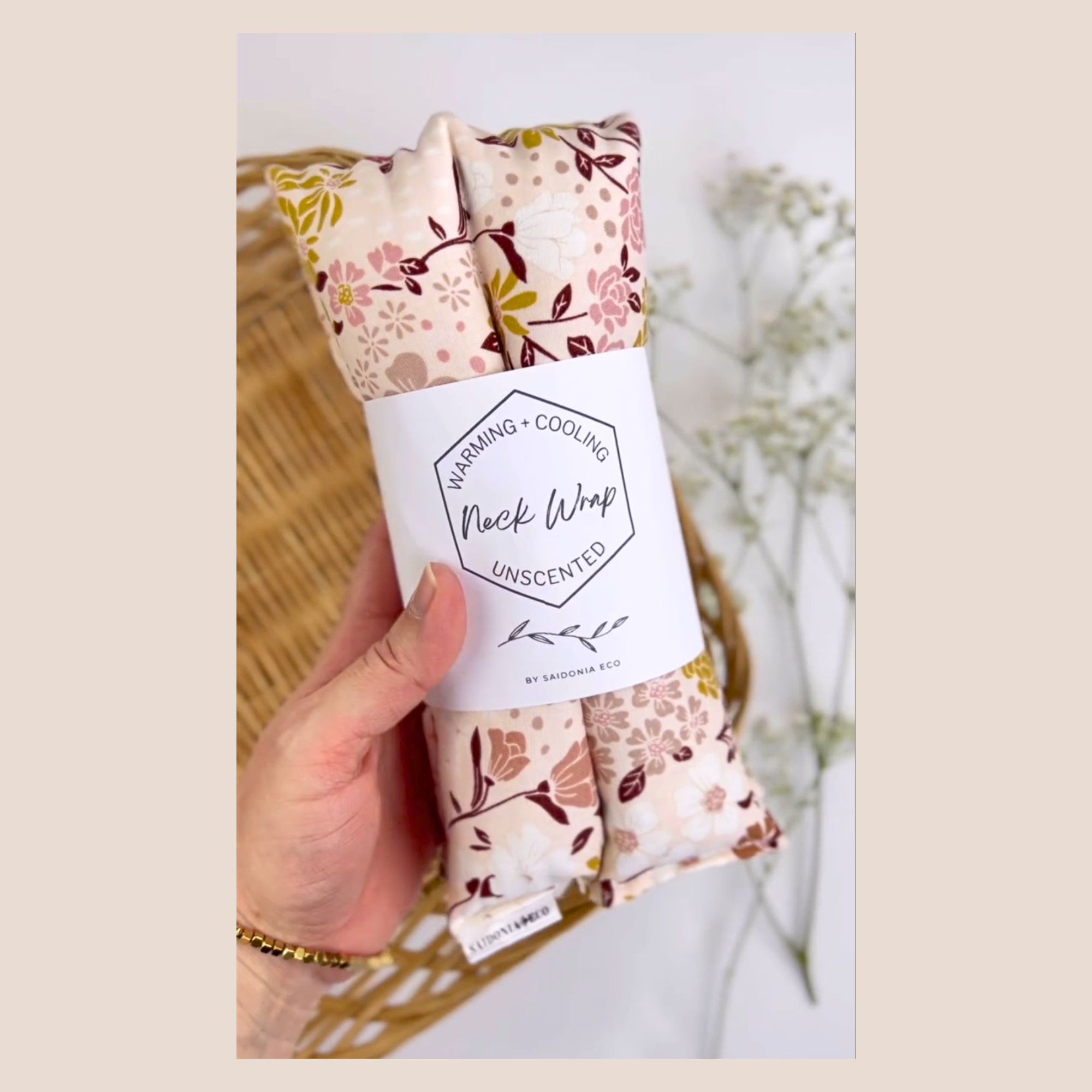 SaidoniaEco - Vente Coussins chauffants - Pack Chauffant pour Cou et Corps en Riz ⋆ Vera Fall1