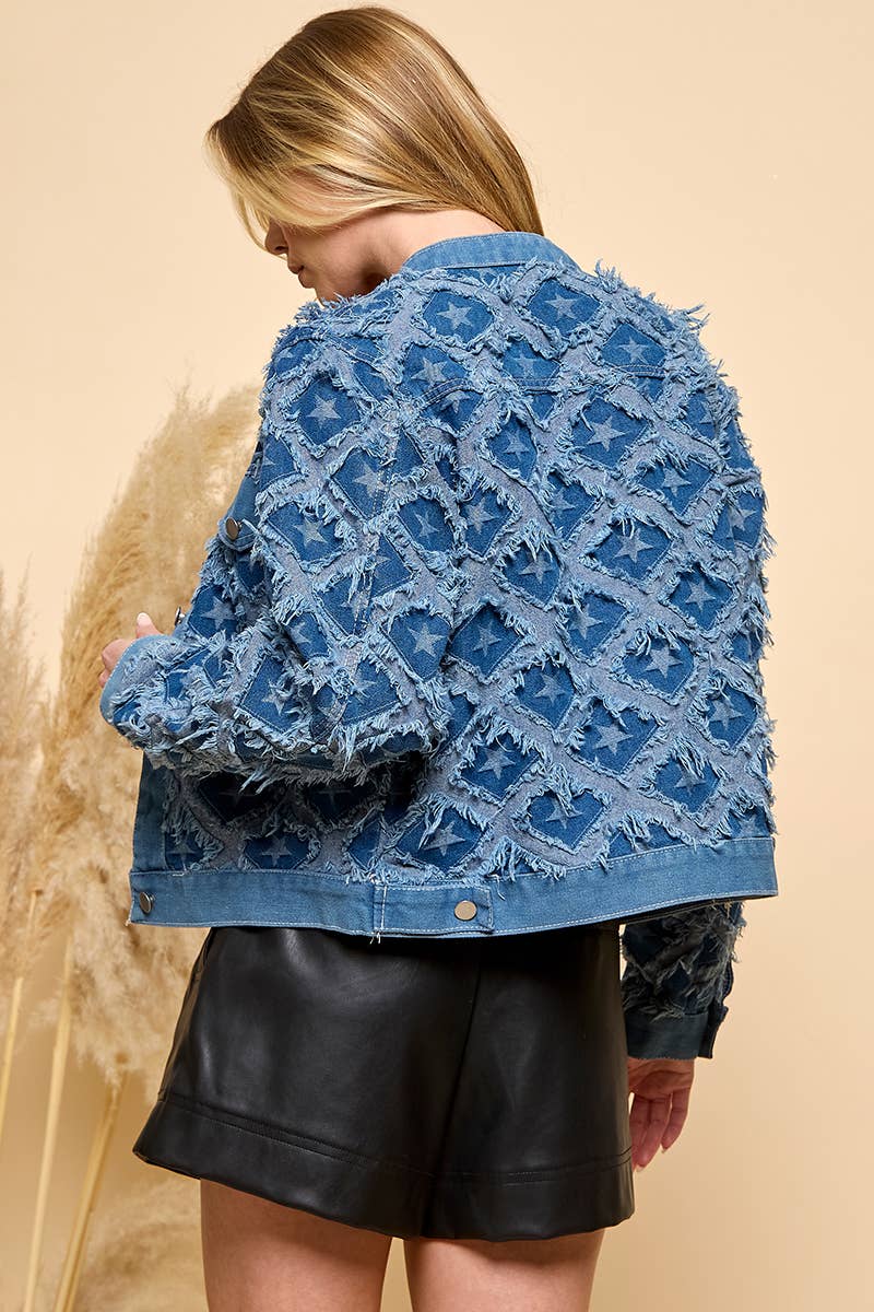 Star Denim Jacket  for wholesale on Faire8