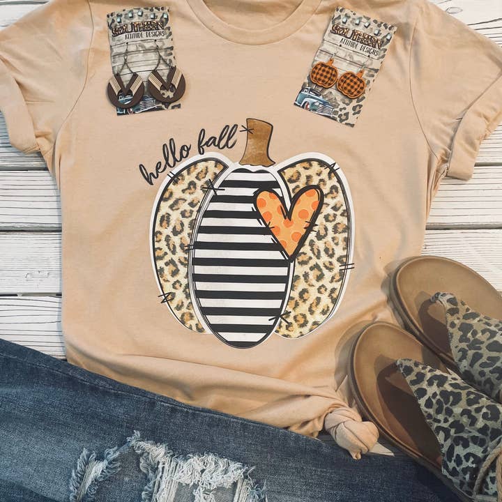 Hallo Herbstkürbis für den Großhandel von Southern Attitude Designs Inc