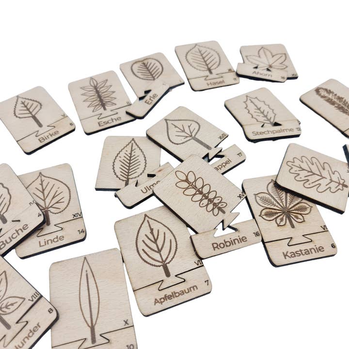 wisewoodz – Großhandel Puzzle – Kinder – Wisewoodz Baumblätter-Puzzle