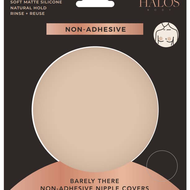 Non-Adhesive Nipple Cover Inserts for wholesale by HALOS Body