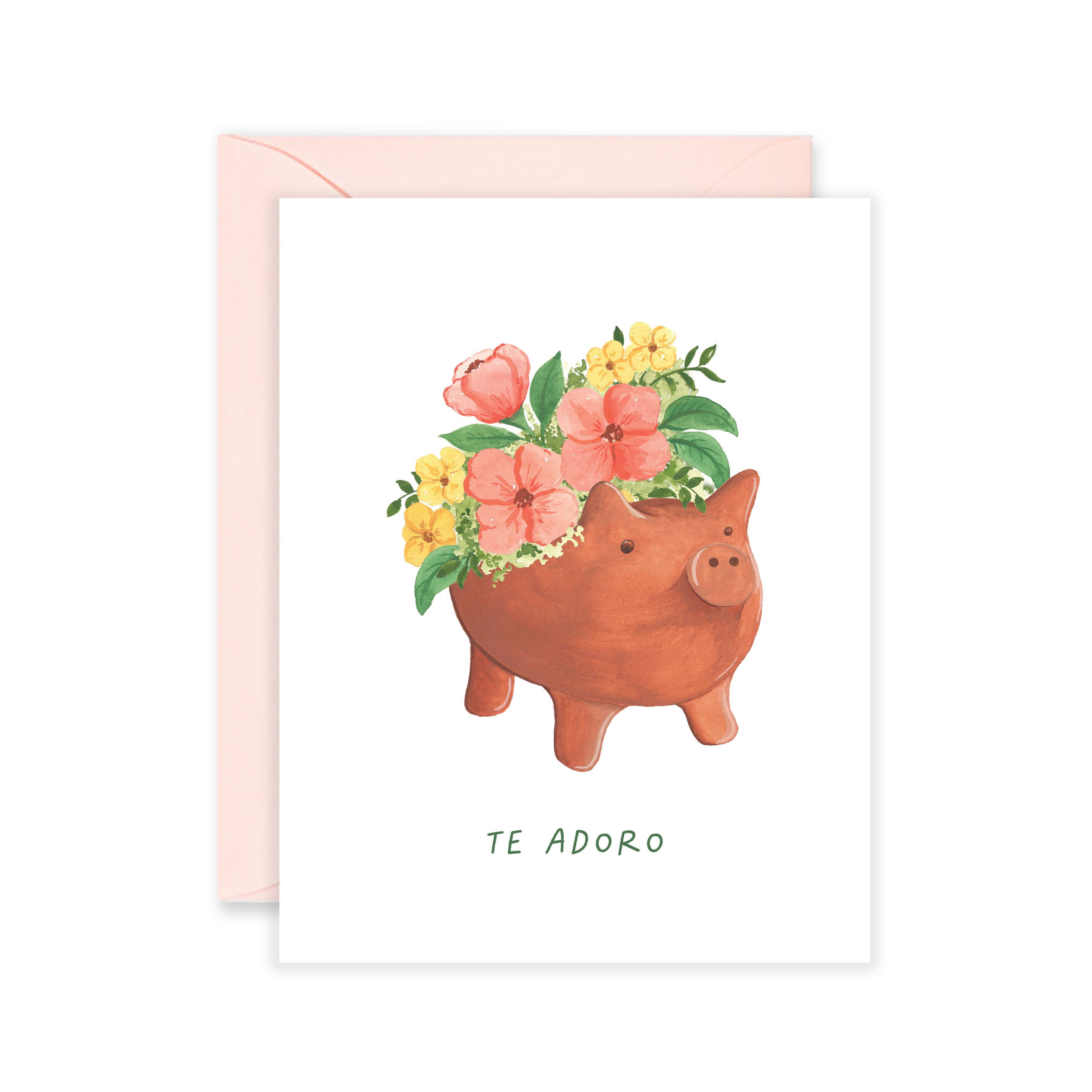 Isabella MG – wholesale Valentine's Day card – Marranito Te Adoro - Valentine's Day Card, Spanish Card