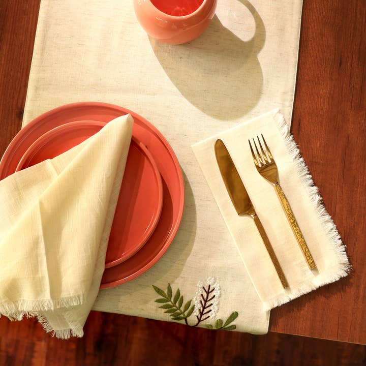 ExpoBazaar - Wholesale Dinner & Cloth Napkin - Dinner Napkins | Premium Cotton Table Cloth Set of 4, 20x20"2