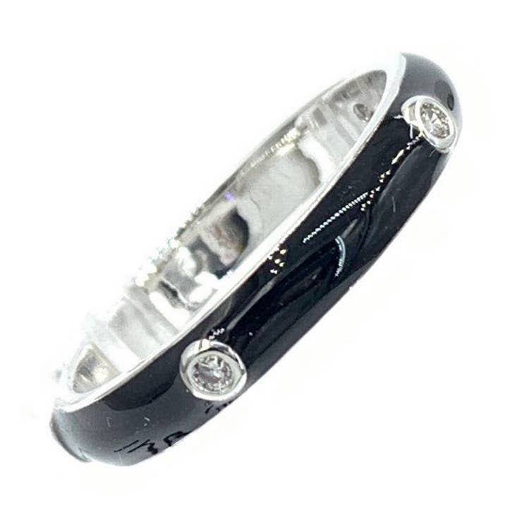 Anel de Pulseira Eternity Esmalte de Zircónia Cúbico Preto em Latão por atacado de Nisso & Co. NYC Jewelry Wholesale