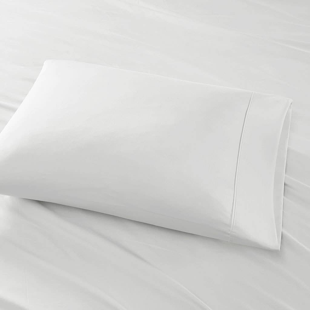 Olliix - Wholesale Sheet Set - Pima Cotton Sateen 600 Thread Count Sheet Set, White2