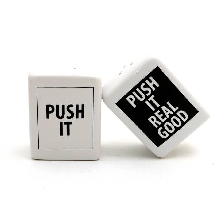 Lenny Mud - Wholesale Salt & Pepper Shaker Set - Push It Real Good Salt and Pepper Set