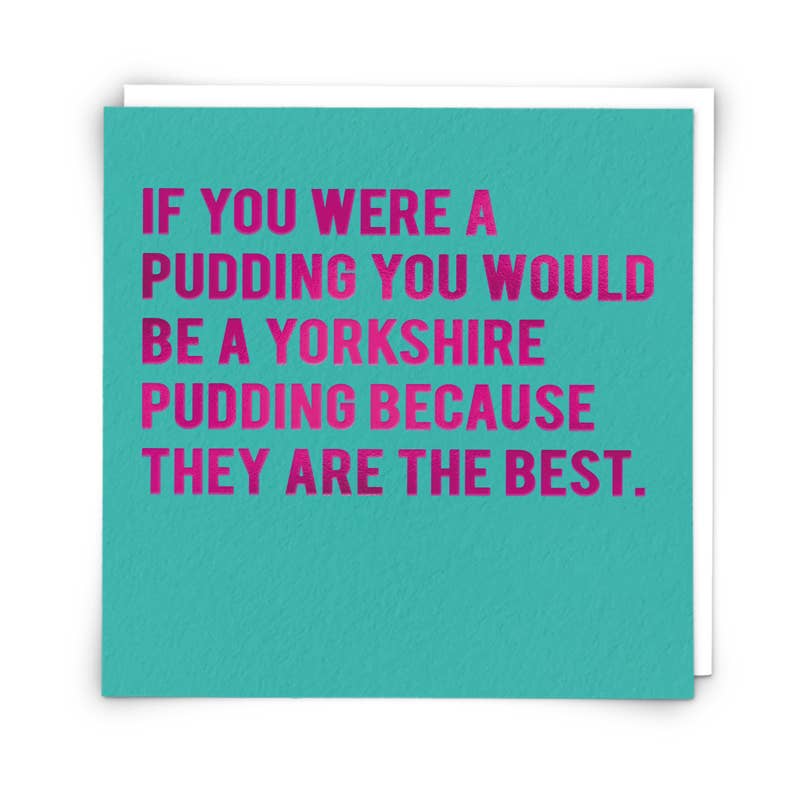 Redback Cards UK – wholesale Everyday greeting card – Yorkshire Pudding Greeting Card