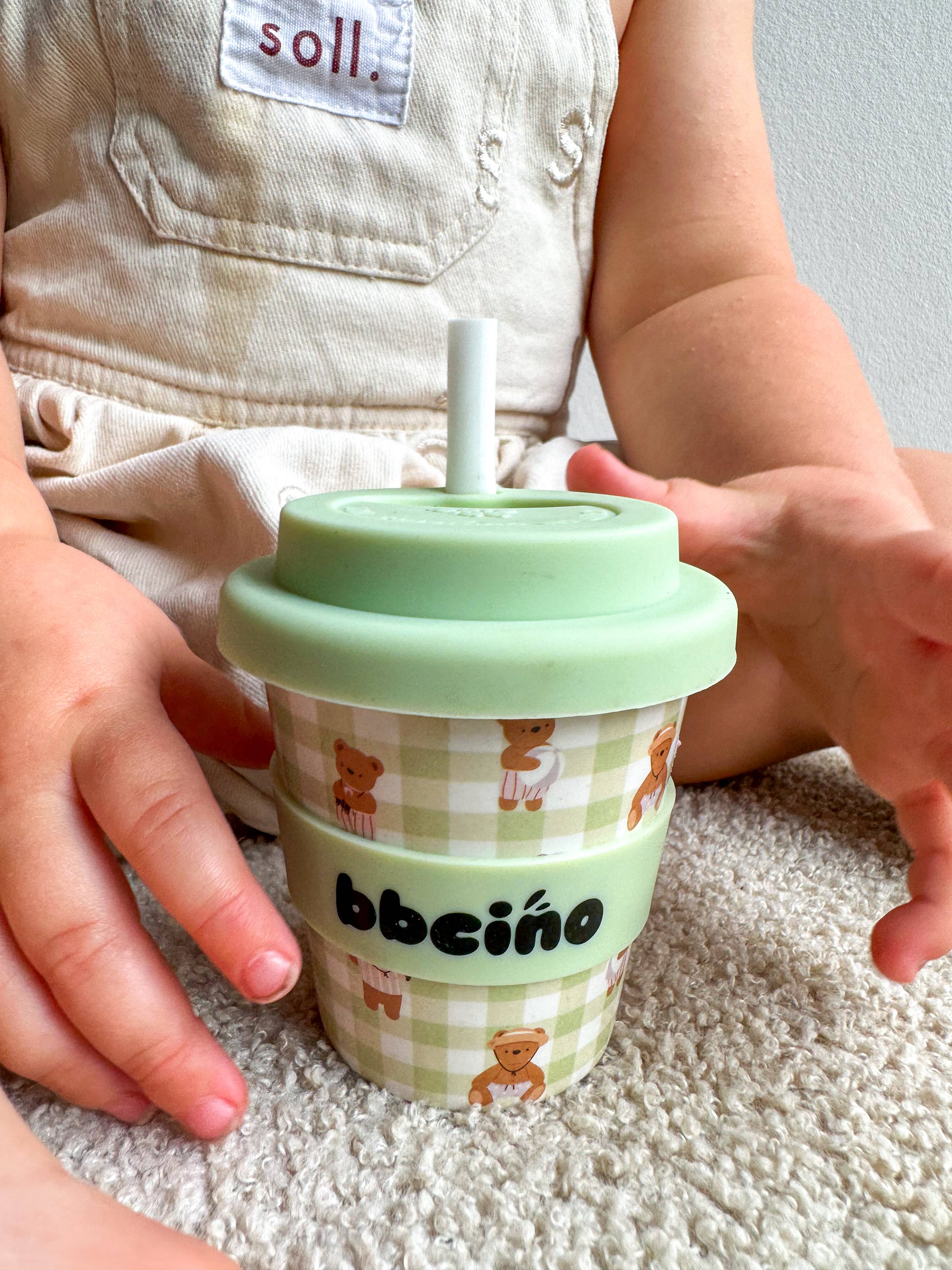 BBcino – Großhandel Trinkglas/Tasse – Kind & Baby – Cub Babycino Tasse - 120 ml (STROHHALM INKLUSIVE)
