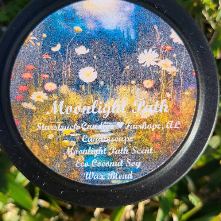 Starstruck Candles - Vente Bougies de voyage - Paysage de chandeliers Moonlight Path2