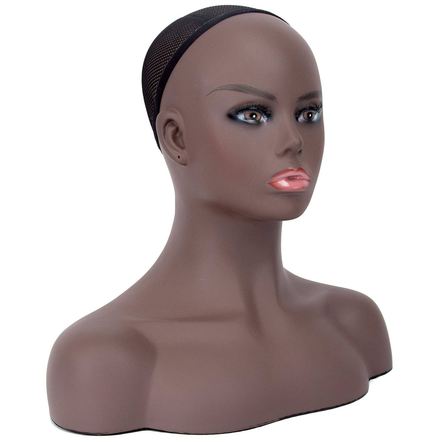 A1 PACIFIC INC. - Venta al por mayor Maniquíes - Peluca realista con cabeza de maniquí y busto, diseño y diseño 7645CS2