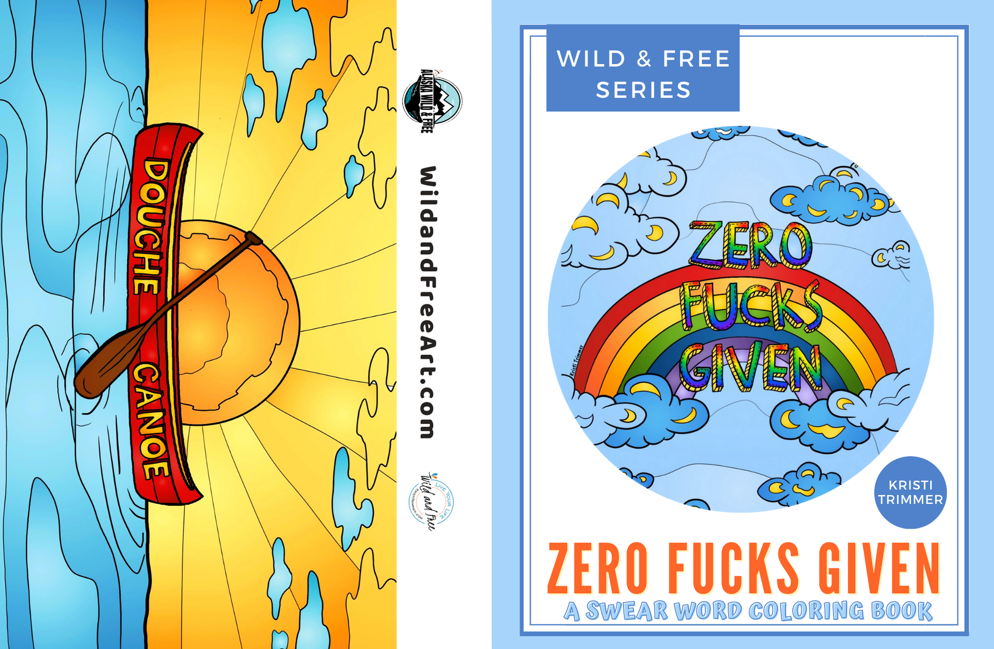 Alaska Wild & Free - Wholesale Coloring & Activity Book - Adult - Zero Fucks Given: A Swear Word Coloring Book1