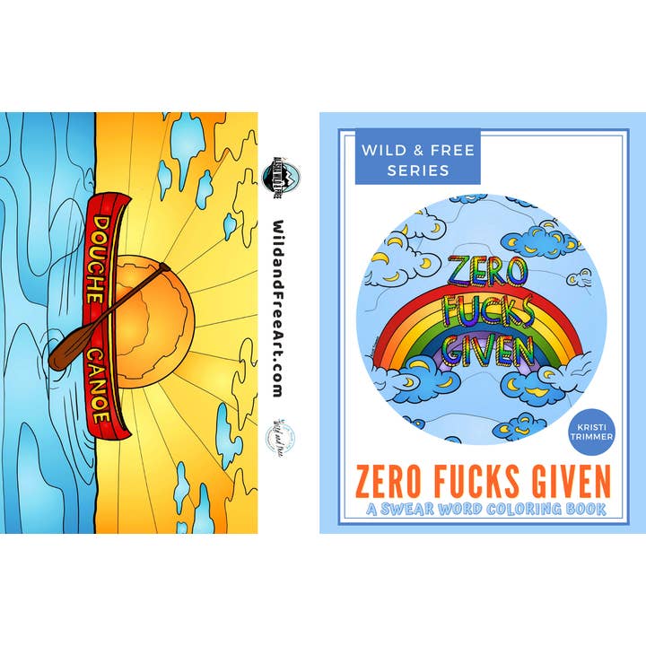 Alaska Wild & Free - Wholesale Coloring & Activity Book - Adult - Zero Fucks Given: A Swear Word Coloring Book1