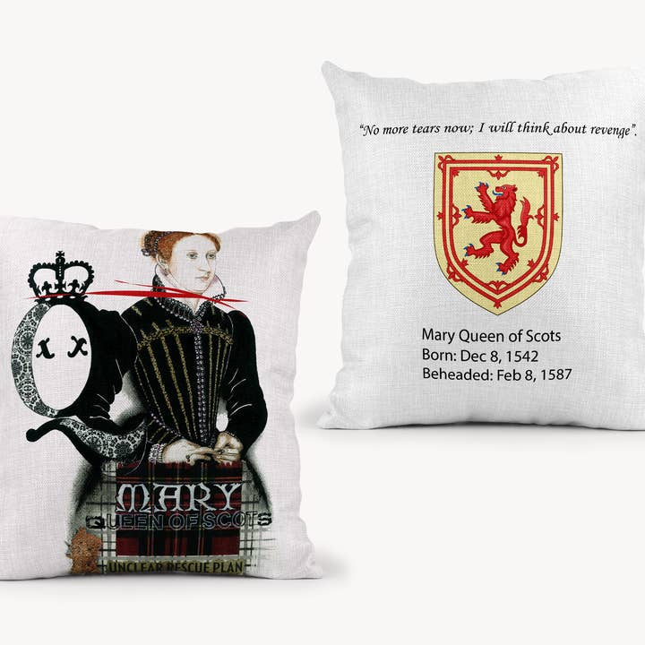 Funda de almohada Mary Queen of Scots para venta al por mayor de Dead Queens Style