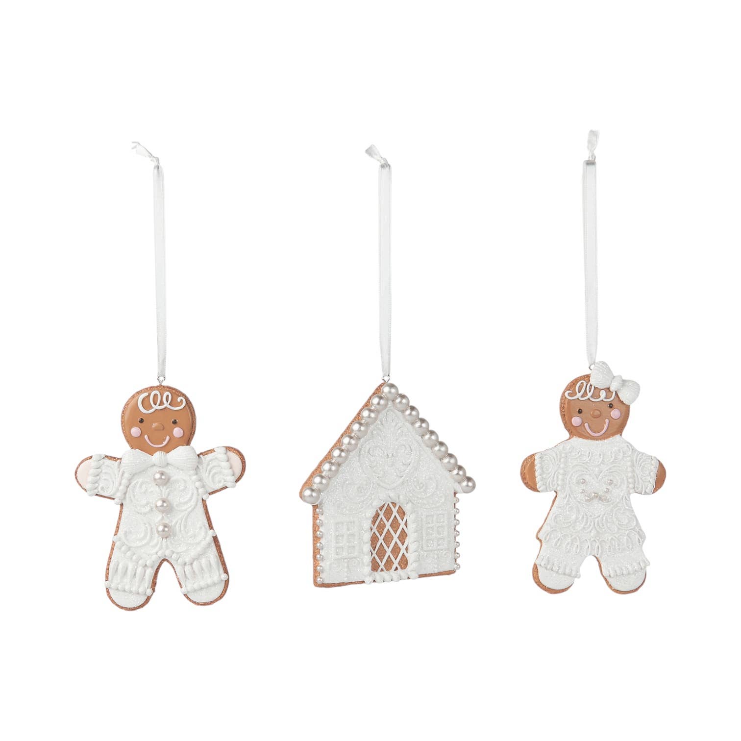 December Diamonds - Wholesale Ornament set - 3 Asst Boy/Girl/House Orn0