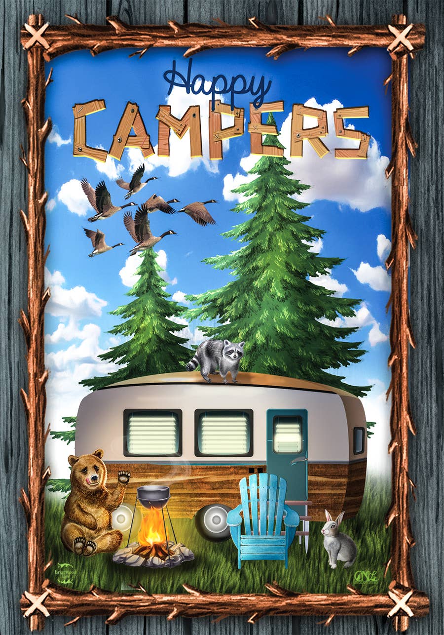 Briarwood Lane - Wholesale Flag - Outdoors Camper Garden Flag1