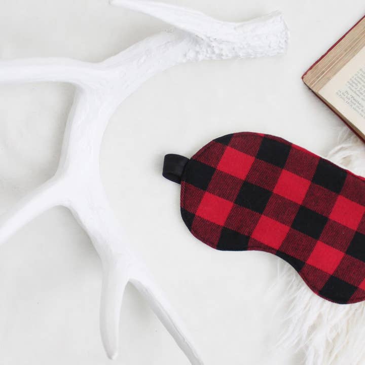 ohhh lulu - Wholesale Sleep/Eye Mask - Lumberjack Flannel Sleep Mask3