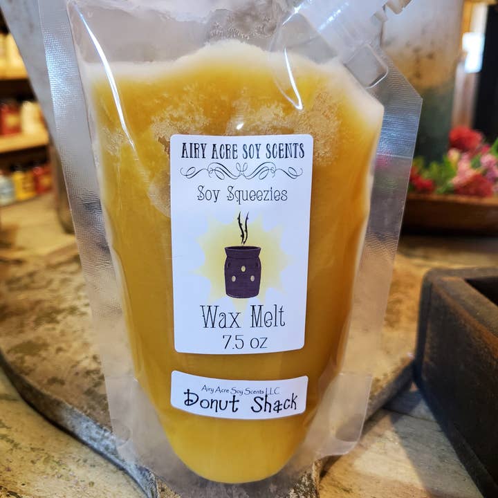 Donut Shack Squeezable Soy Wax Melt for wholesale by AIRY ACRE SOY SCENTS LLC