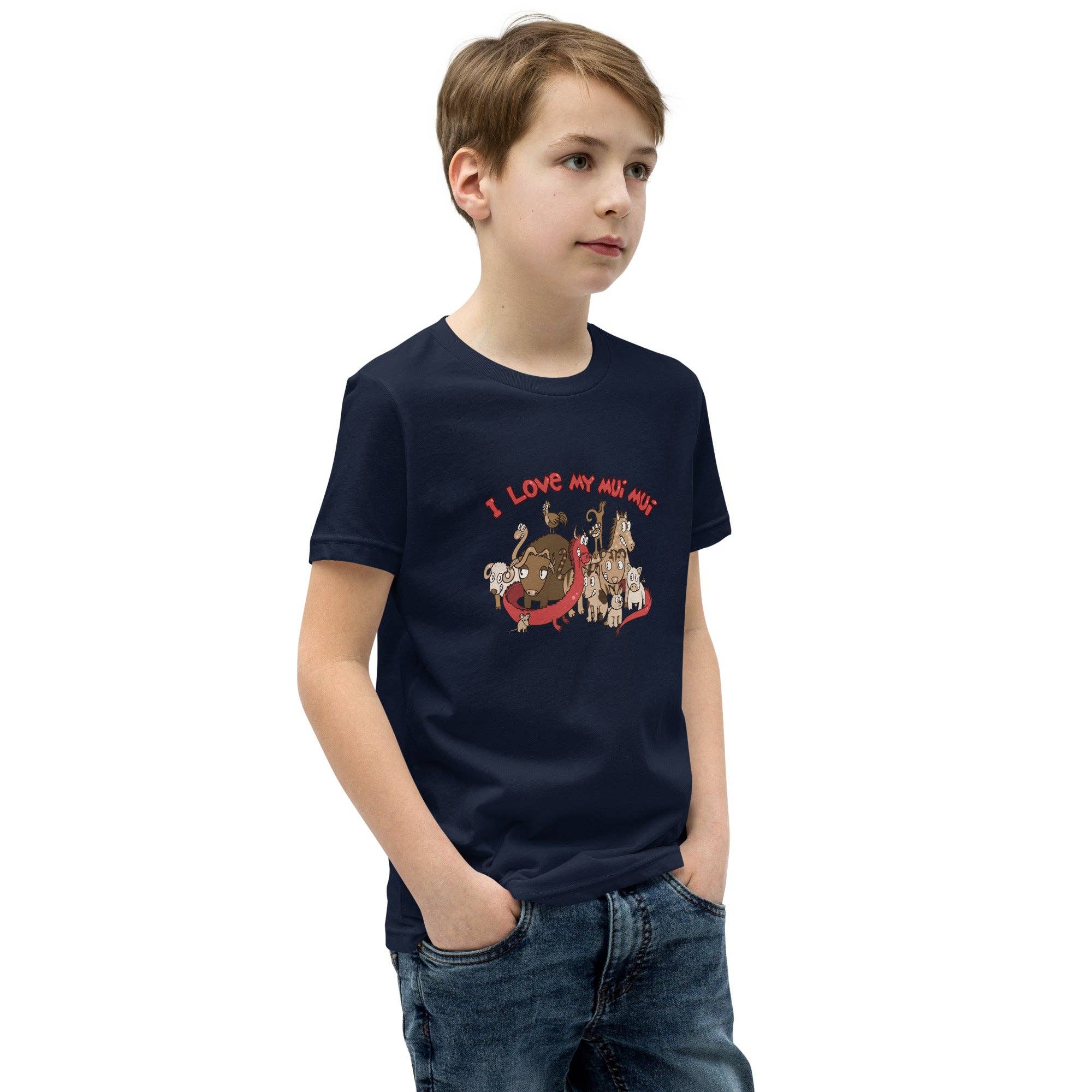 1st Generation SF - Wholesale Screen Printed T-Shirt - Kids - Youth- I Love My Mui Mui4