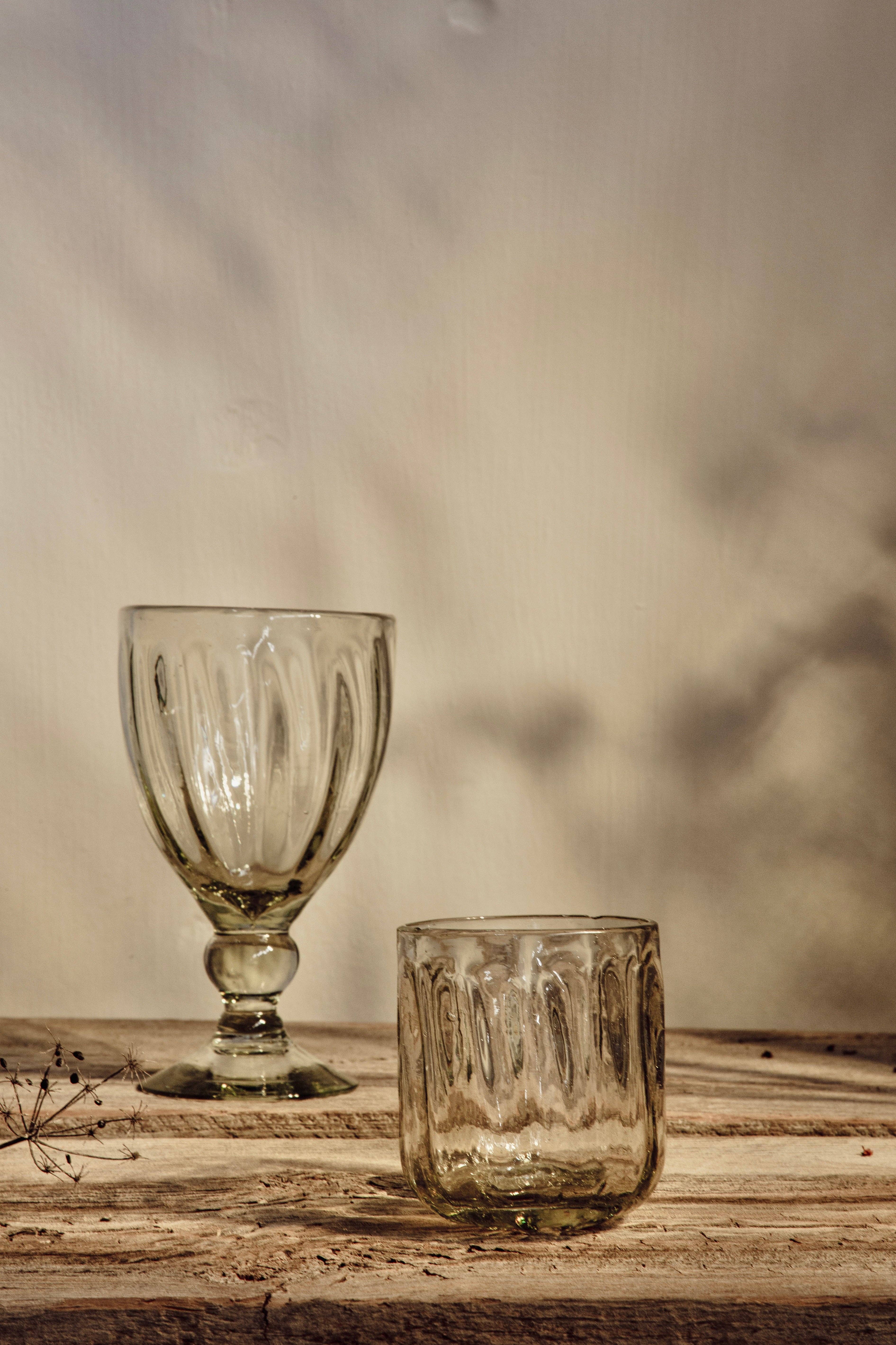 Villa Lua Home - Wholesale Drinking Glass/Cup - Handblown Fluted Tumbler6