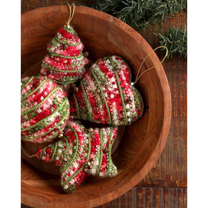 Vatican Homes - Wholesale Ornament - 4.5" Heart Ornament With Jingle Bells1