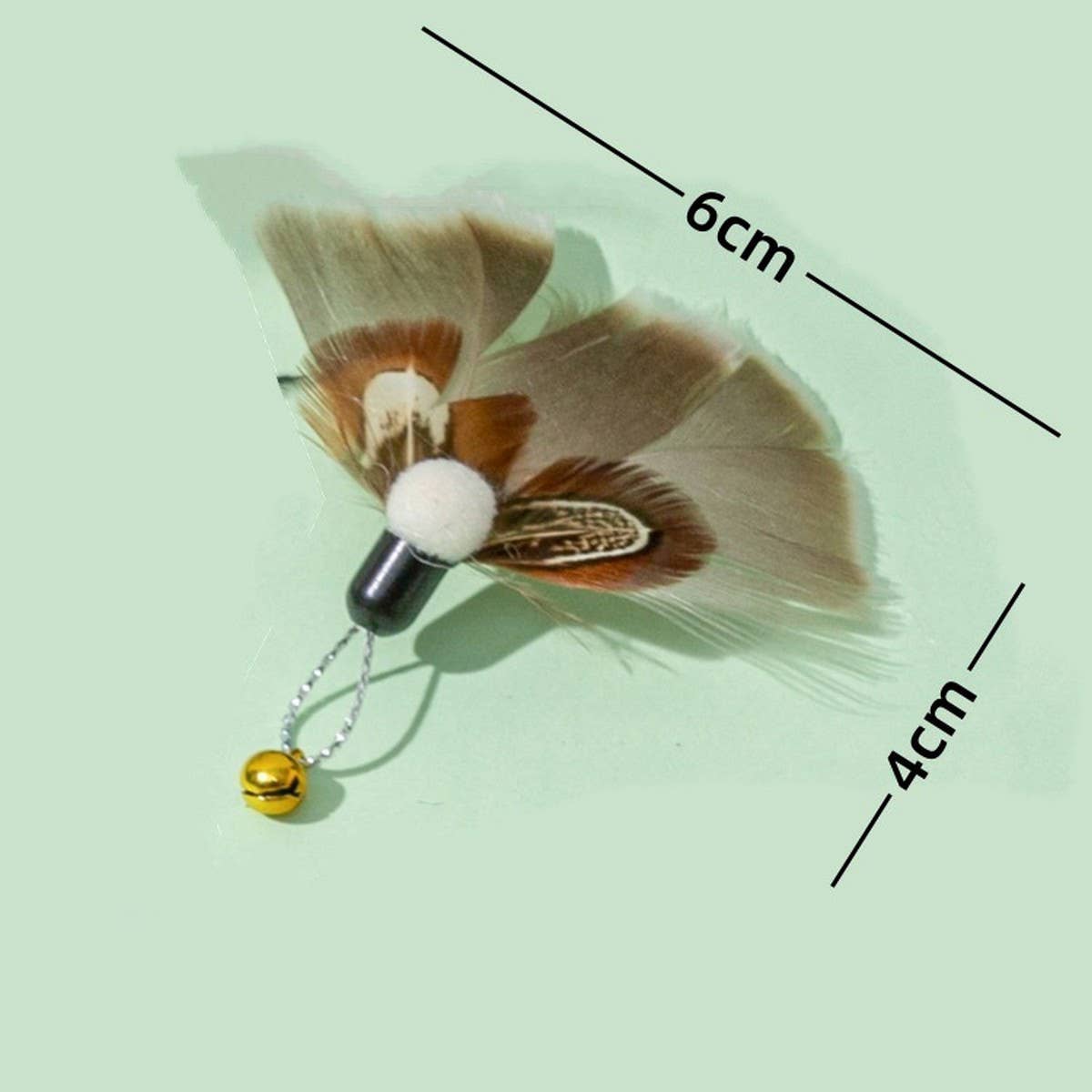 PAWPAWwholesale - Wholesale Pet Toy - Cat - Insect Teaser Wand for Cats – Refill Bug Heads_CWMM67951