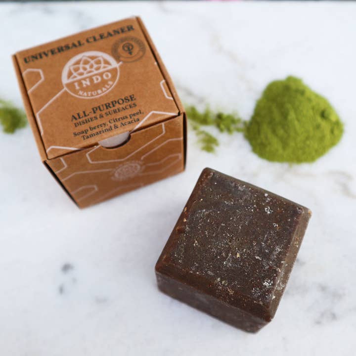 Indo Naturals - Wholesale Dish Soap - UNIVERSAL CLEANER: Dishwashing & Surface Cleaning Soap Cube1