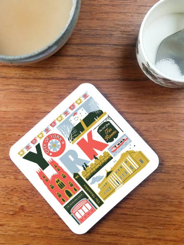 York Coaster for wholesale by Susan Taylor Design