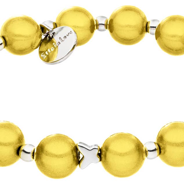 Armband met citroen en kralen voor wholesale door Ella in Love