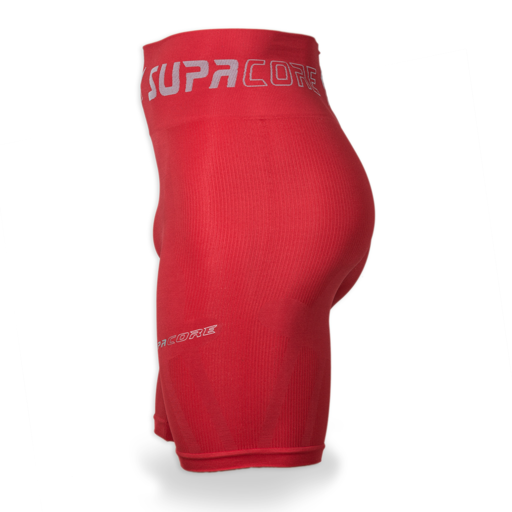 Rosso in edizione limitata Pantaloncini a compressione brevettati Coretech® da uomo per inguine - rossi in vendita all'ingrosso su Faire1