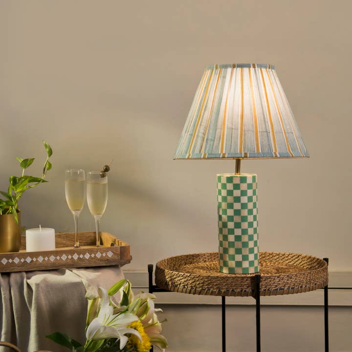 Mela Artisans - Wholesale Lamp Shade - Sunny Stripes Lampshade