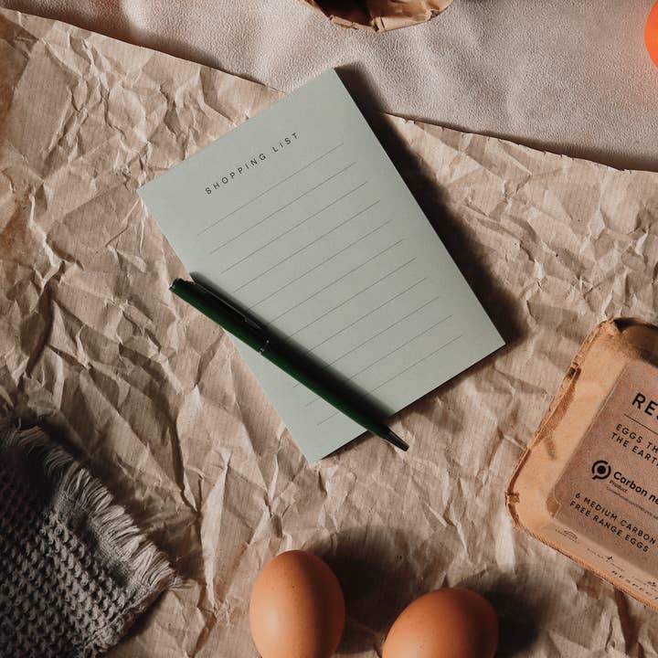 Nat Creative - Wholesale Notepad - Shopping List A6 Notepad1