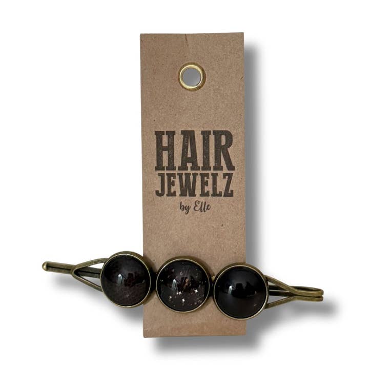 Colourclip Triple "Chocolate Brown" for wholesale by Hairjewelz by Elle