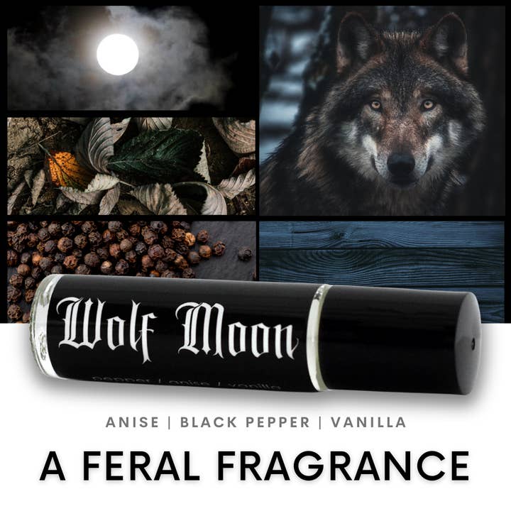 Halloween Perfume - Wolf Moon - Gothic - Black Licorice for wholesale by Burke & Hare Co