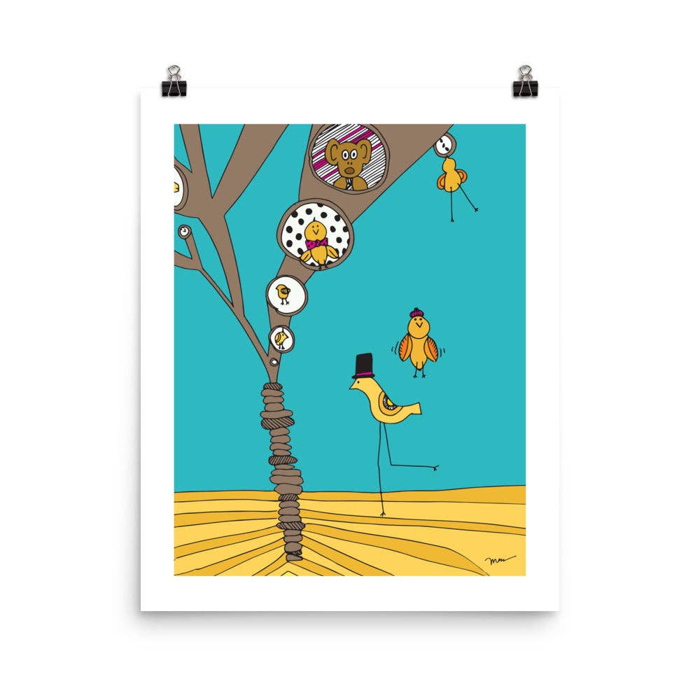 The MoMeMans - Wholesale Art Print - Treehouses Print11