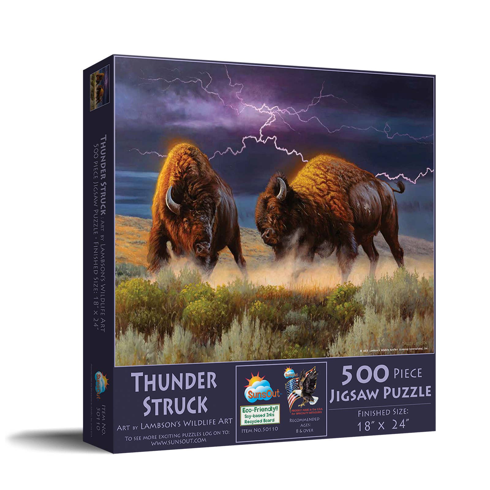 SunsOut - Wholesale Puzzle - Adult - 5487 Thunderstruck 500 pc Puzzle2