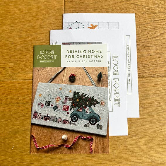Driving Home for Christmas - Printed Chart for wholesale by Love Poppet