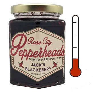Jack's Blackberry Pepper Jelly for wholesale by Rose City Pepperheads