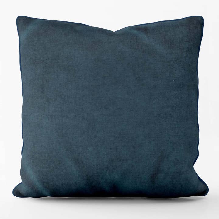 Sammet Velour Kudde Midnattsblå - Konsttryck Kudde för wholesale av ART CUSHIONS