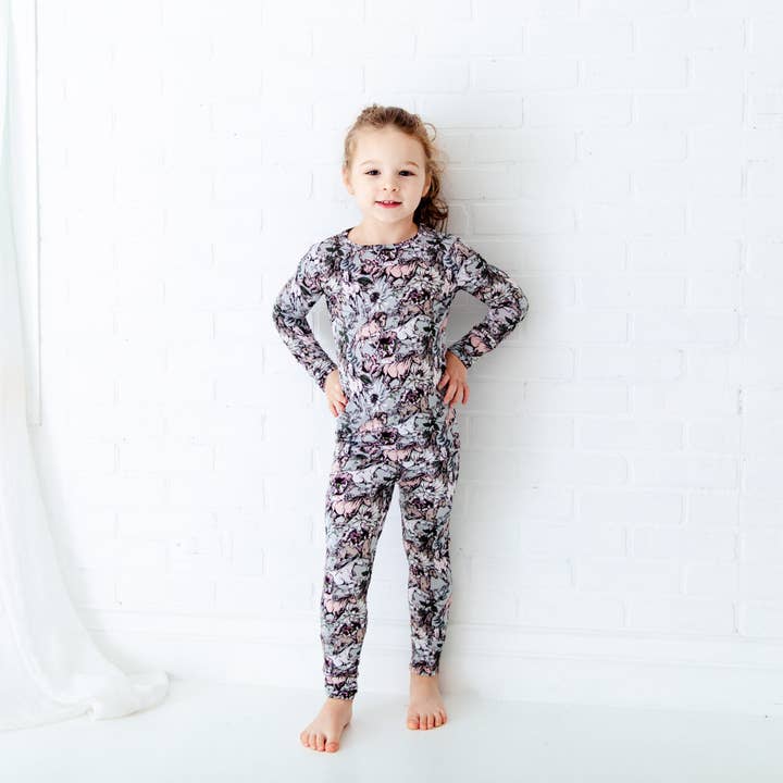 Hold Your Horses Kids Bamboo Two Piece Pajamas Set for wholesale by Dreamiere