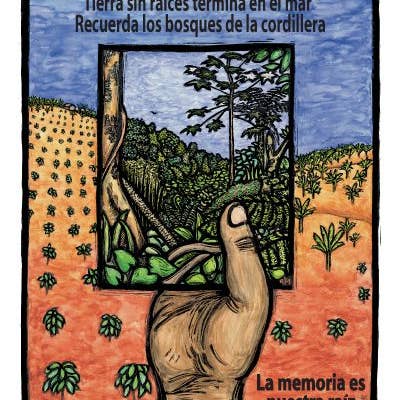 Ricardo Levins Morales Art Studio - Wholesale Everyday Greeting Card - Tierra (Notecard)