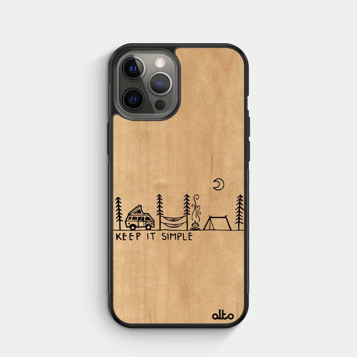 Maple Wood | Protective iPhone Case - Van Life Design for wholesale by Alto Collective