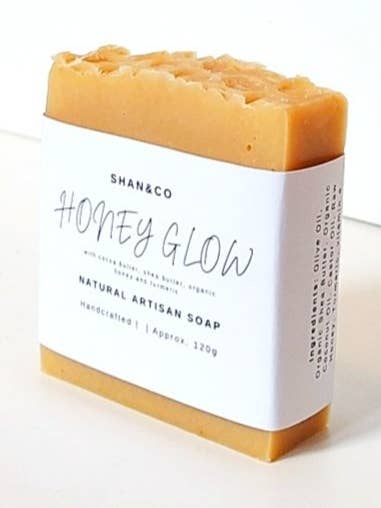 Honey Glow Soap Bar for wholesale by Shan&Co