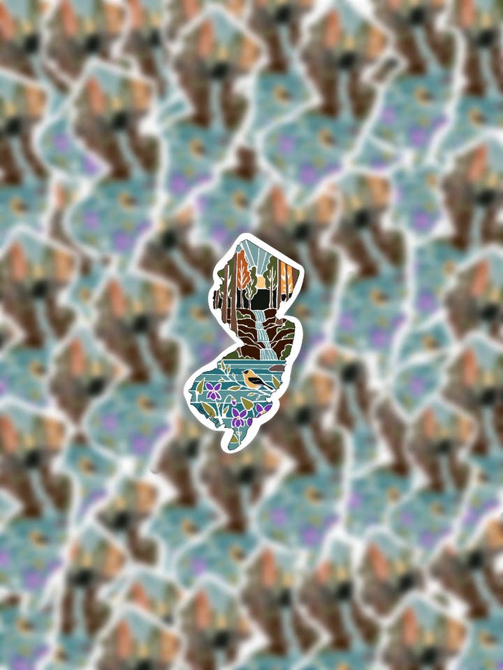 New Jersey State Sticker for wholesale by CreationsByMaddied