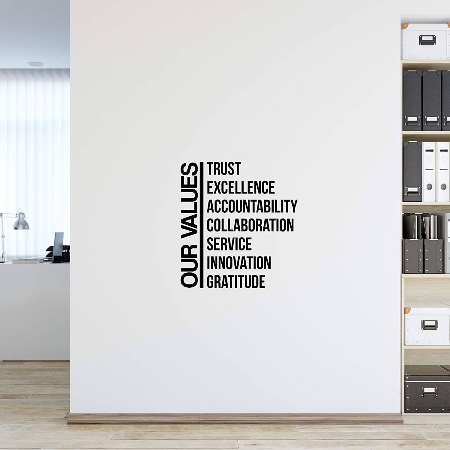 My Vinyl Story - Wholesale Wall Decal/Stickers - Our Values Wall Decal Sticker4