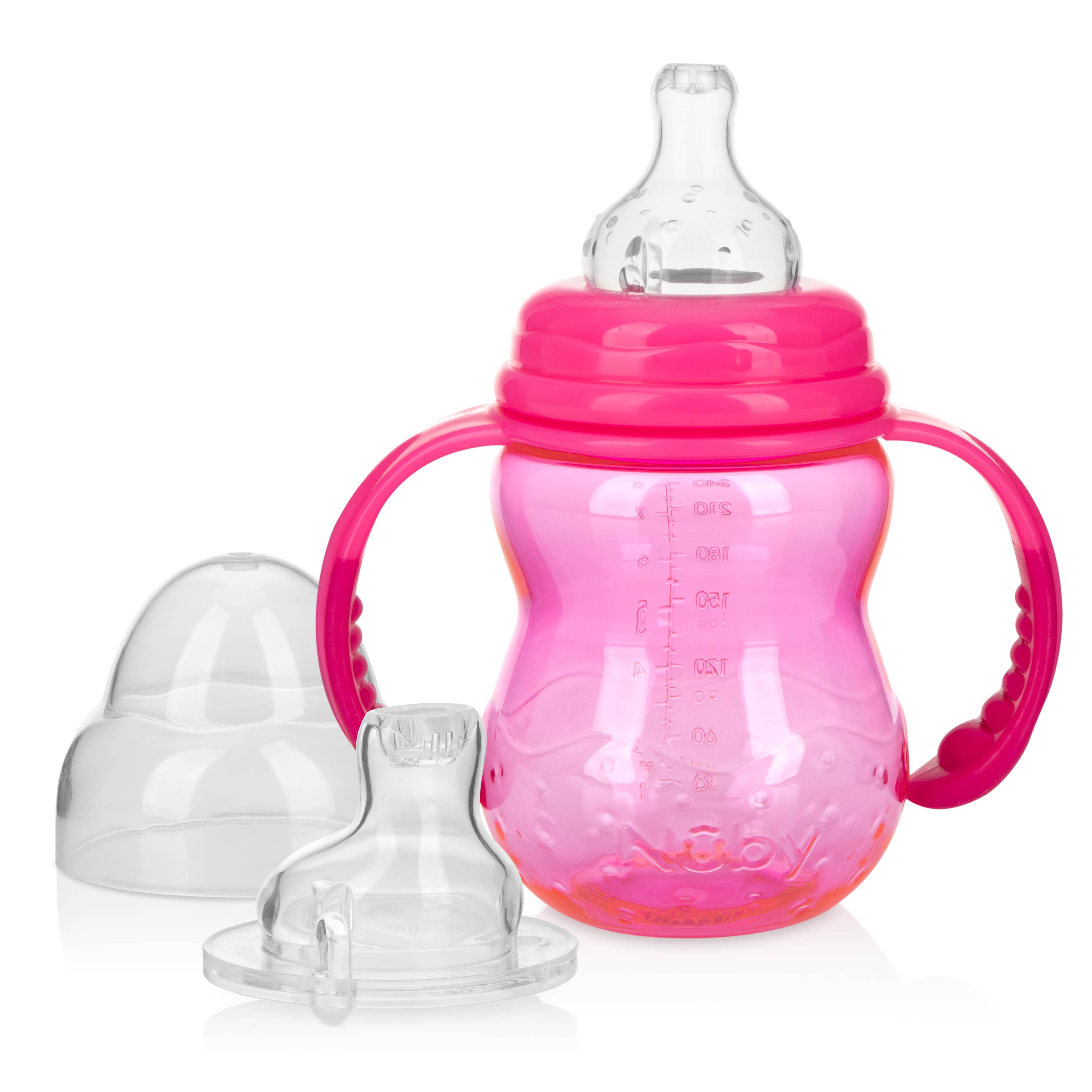 Nuby - Wholesale Baby Bottle - 3-Stage Grow with Me Bottle to Cup, 8 oz/240 ml4