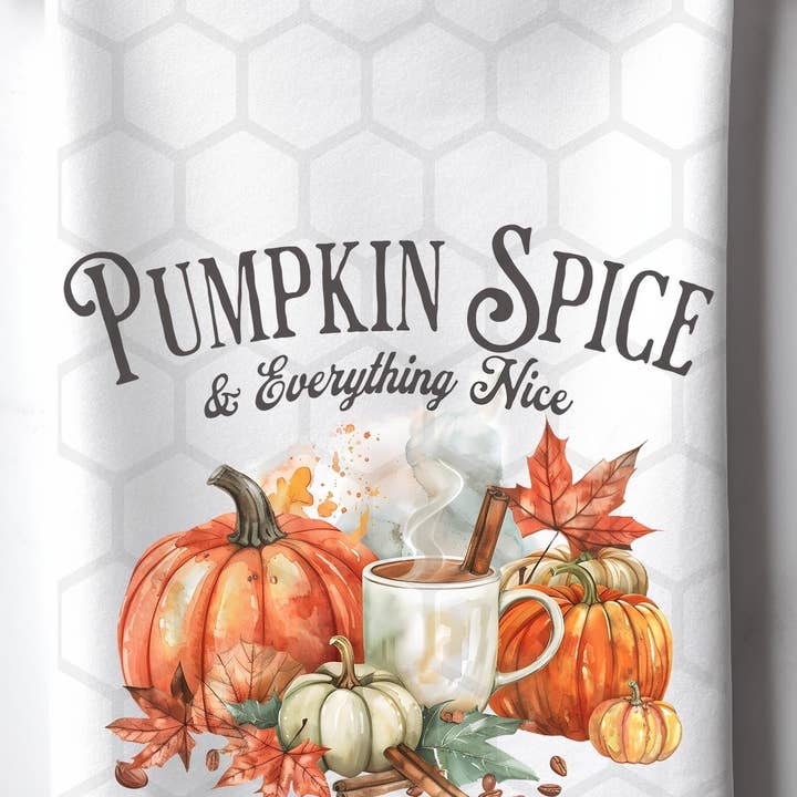 Strofinaccio da cucina Pumpkin Spice & Everything Nice per la vendita all'ingrosso da parte di ADDLE iNK