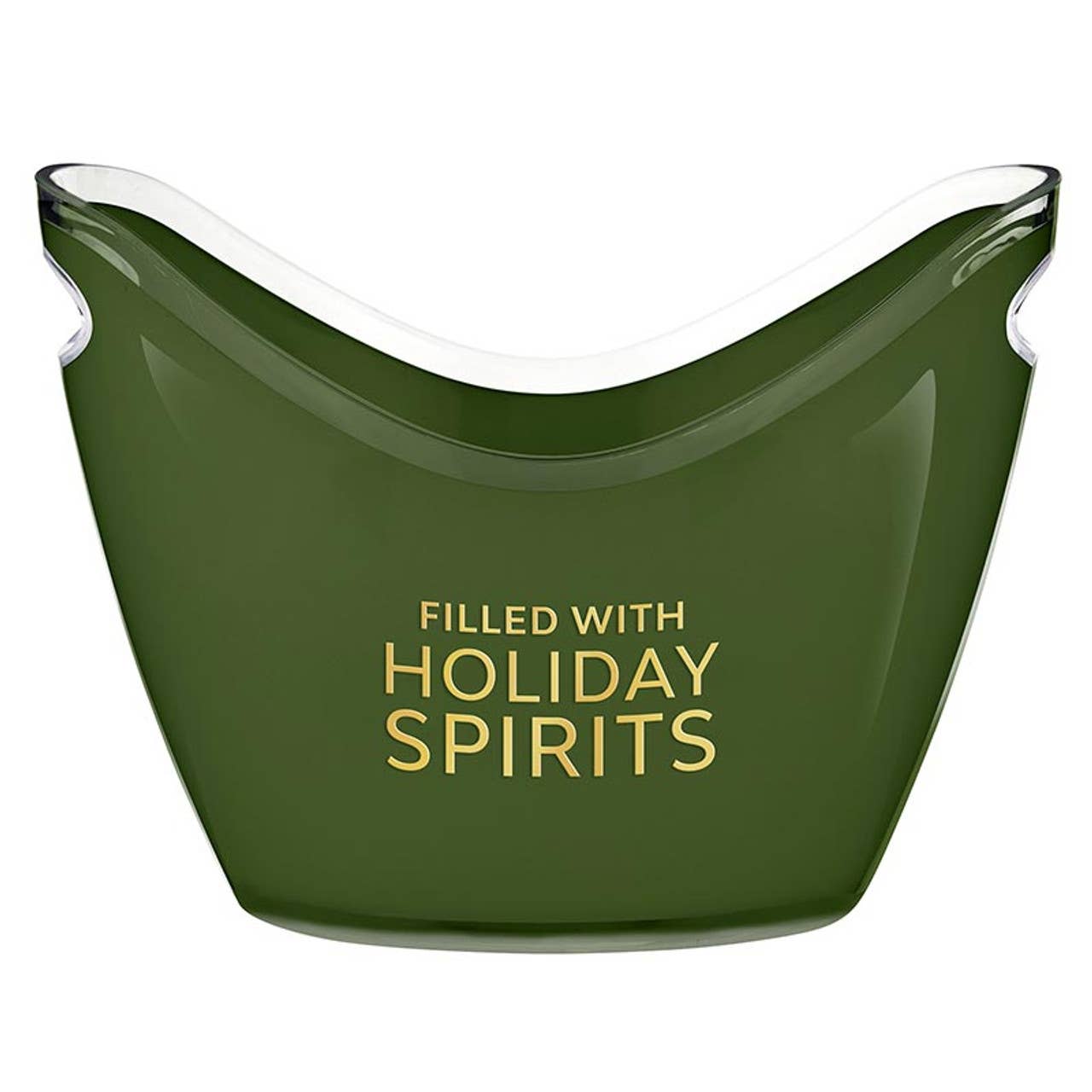 Santa Barbara Design Studio by Creative Brands - Wholesale Ice Bucket - Acrylic Beverage Bucket - Filled With Holiday Spirits2
